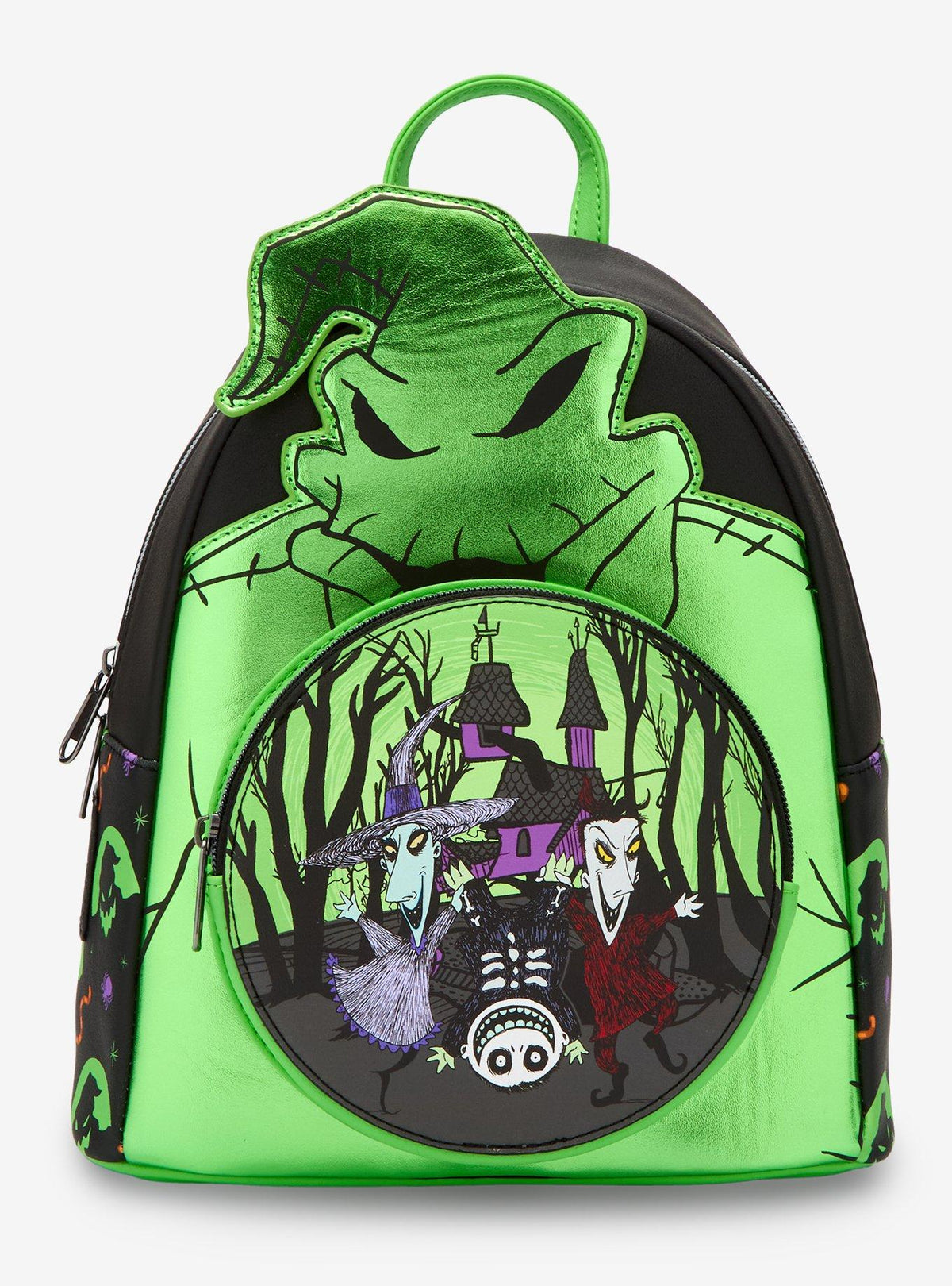 spooky holiday spooky villain Metallic Mini Backpack 2