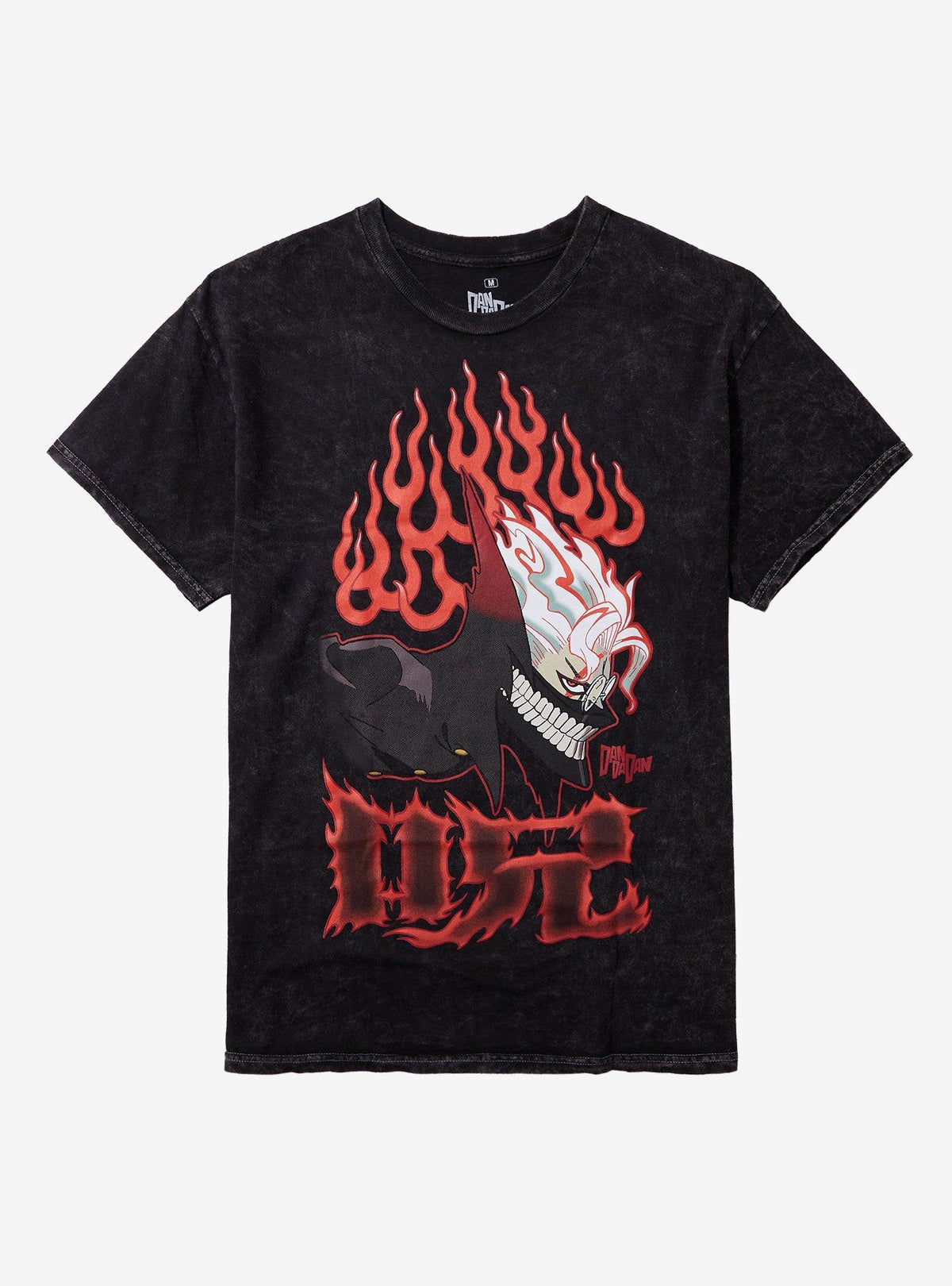 Dandadan Okarun Flame Dark Wash T-Shirt | Premium Unisex T-Shirt, Trending Graphic Tee