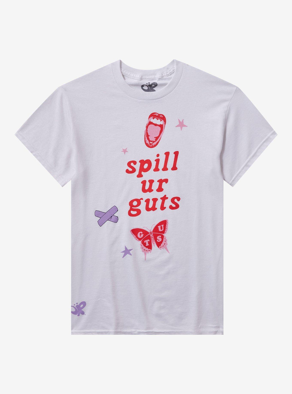 Olivia Rodrigo Spill Ur Guts Boyfriend Fit Girls T-Shirt | Premium Unisex T-Shirt, Trending Graphic Tee