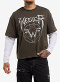 Weezer Metal Logo Twofer Long Sleeve T Shirt