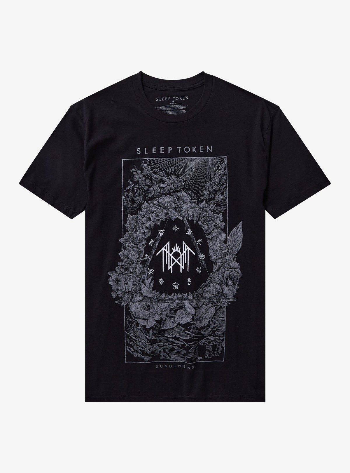 Sleep Token Sundowning Runes Flowers T-Shirt | Premium Unisex T-Shirt, Trending Graphic Tee