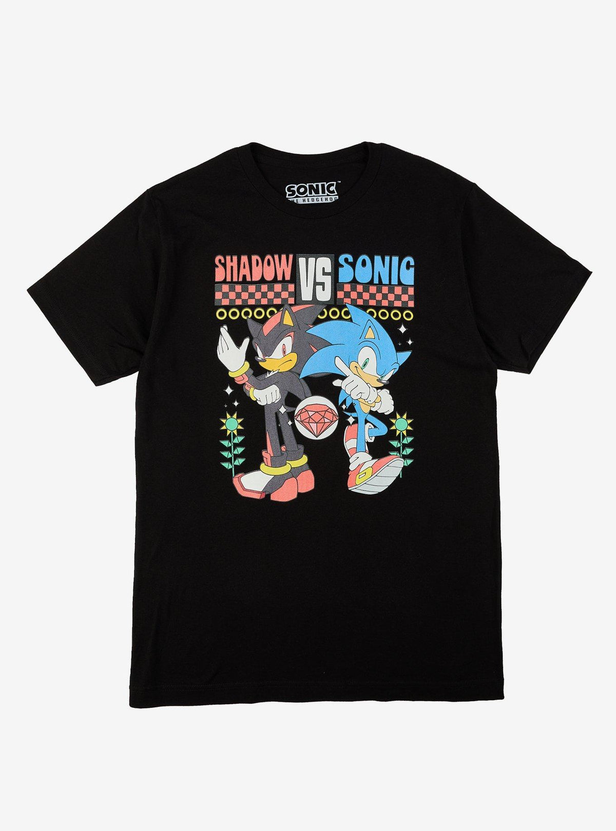 Sonic The Hedgehog Shadow Vs Sonic Girls T-Shirt | Premium Unisex T-Shirt, Trending Graphic Tee