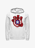 Captain America Brave New World Red Hulk Hand And Shield Hoodie