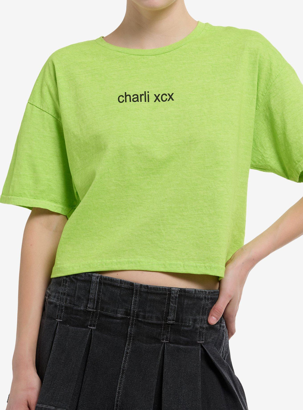 Charli XCX Spring Breakers Crop Girls T-Shirt | Premium Unisex T-Shirt, Trending Graphic Tee