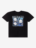 Pochacco Portraits Vintage Foil Print Girls T-Shirt | Premium Unisex T-Shirt, Trending Graphic Tee