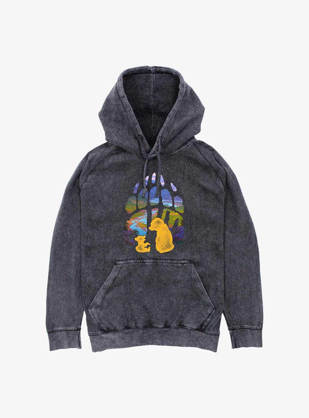 Brother Bear Paw Mineral Wash Hoodie