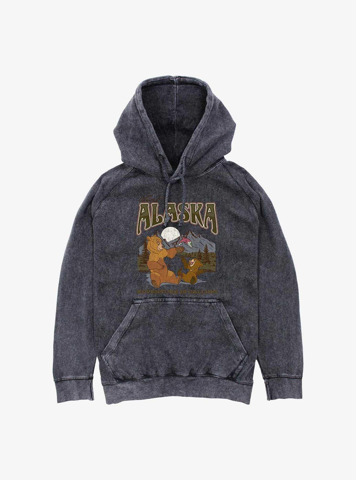 Brother Bear Vintage Outdoorsy Mineral Wash Hoodie