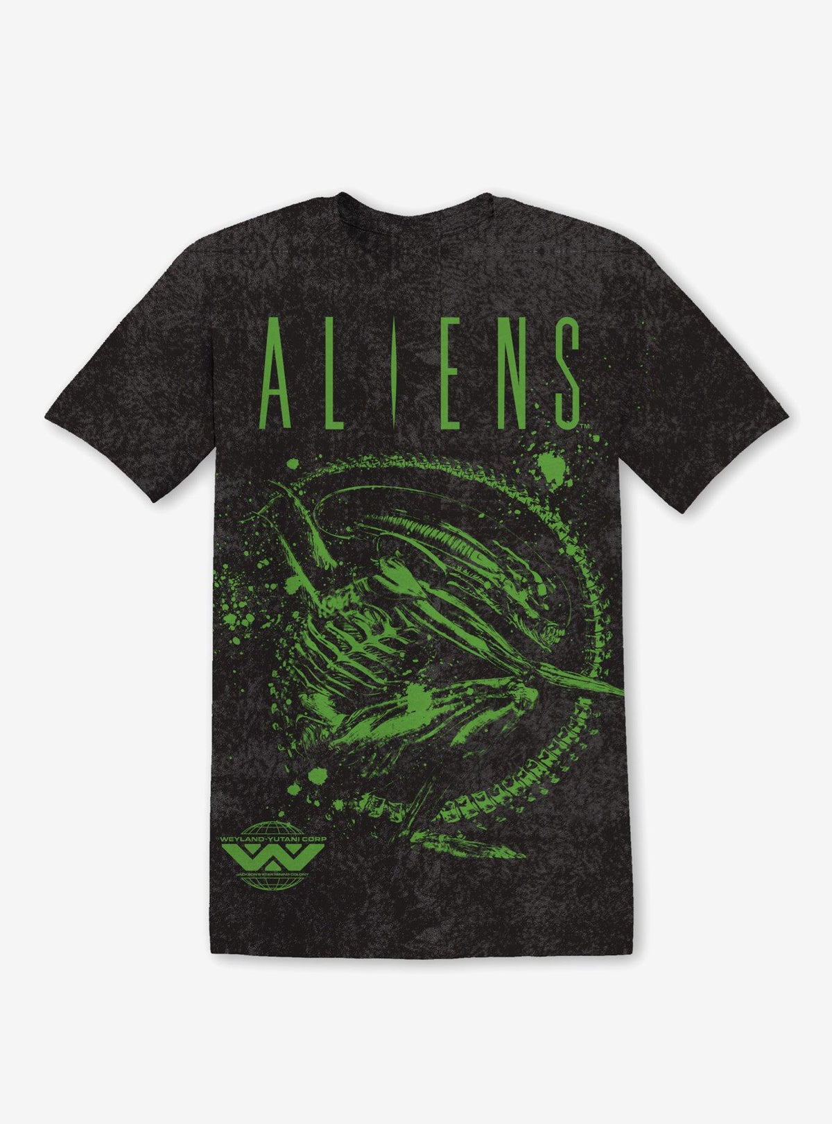 Aliens Xenomorph Mineral Wash Girls T Shirt