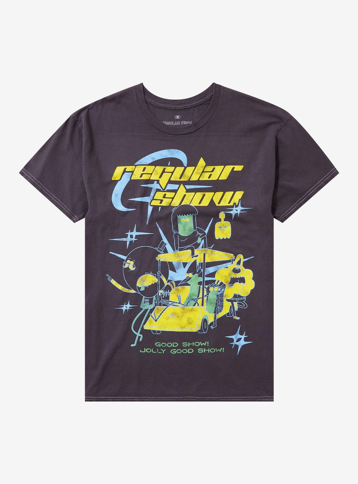 Regular Show Group Gold Cart T Shirt