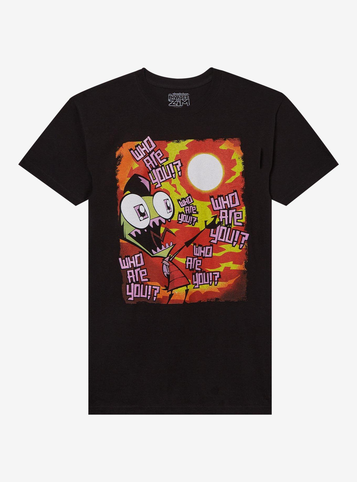 Invader Zim Who Are You T-Shirt | Premium Unisex T-Shirt, Trending Graphic Tee