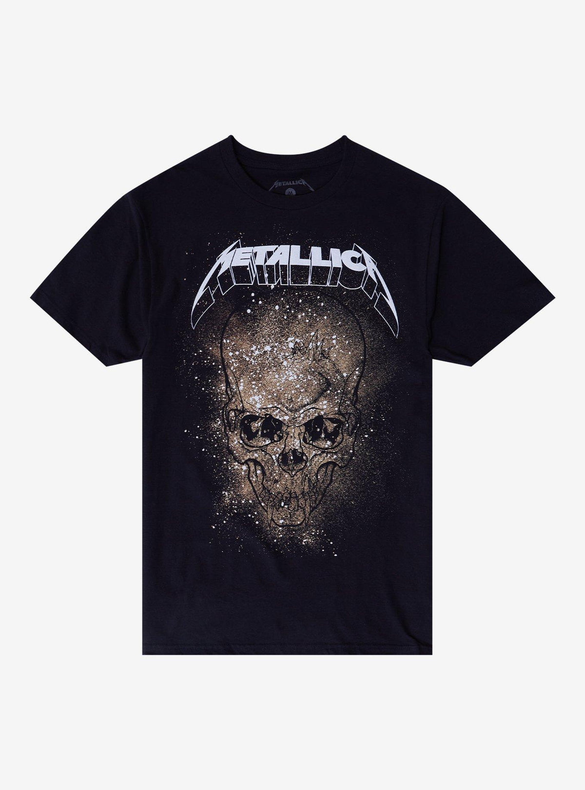 Metallica Splattered Demon Skull T Shirt