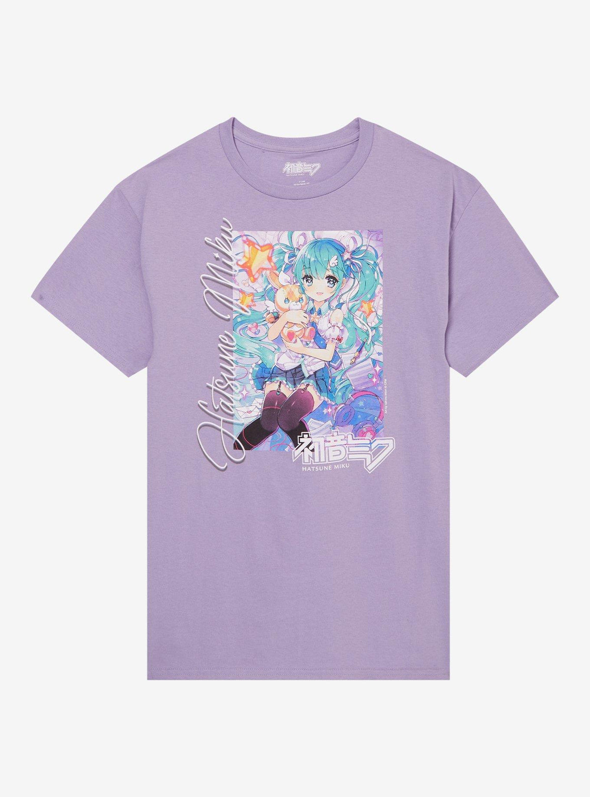 Hatsune Miku Chibi Purple Girls T-Shirt | Premium Unisex T-Shirt, Trending Graphic Tee