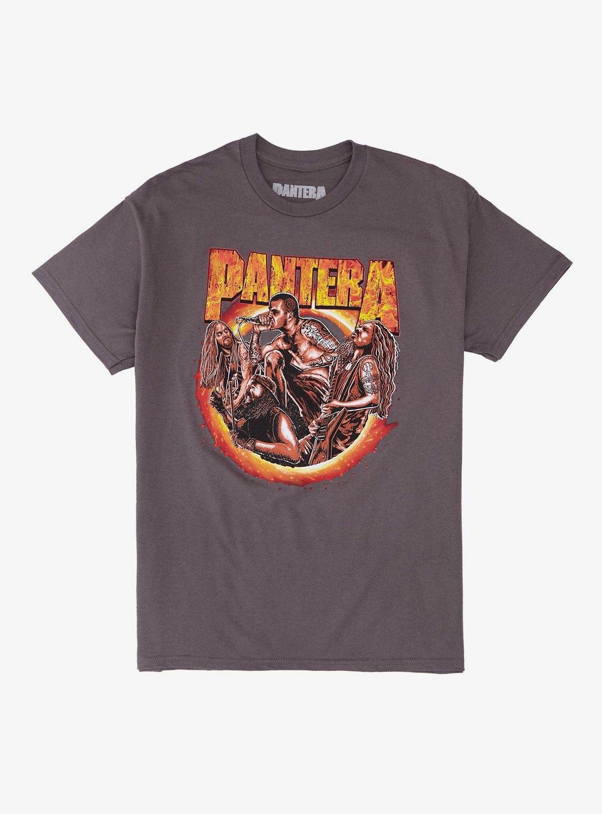 Pantera Band Portrait Flames TShirt Graphic Tee | Graphic Tee | Unisex Shirt | Best-Selling Design