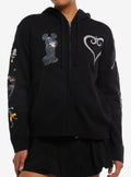 Kingdom Hearts Character Patch Girls Hoodie