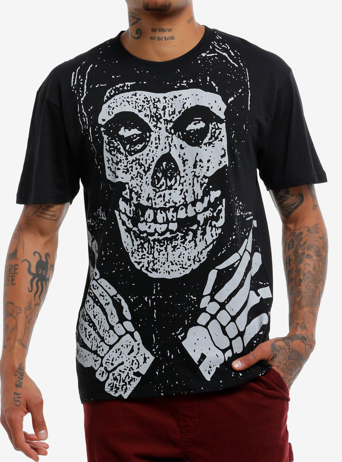 Misfits Crimson Ghost Jumbo Graphic T Shirt