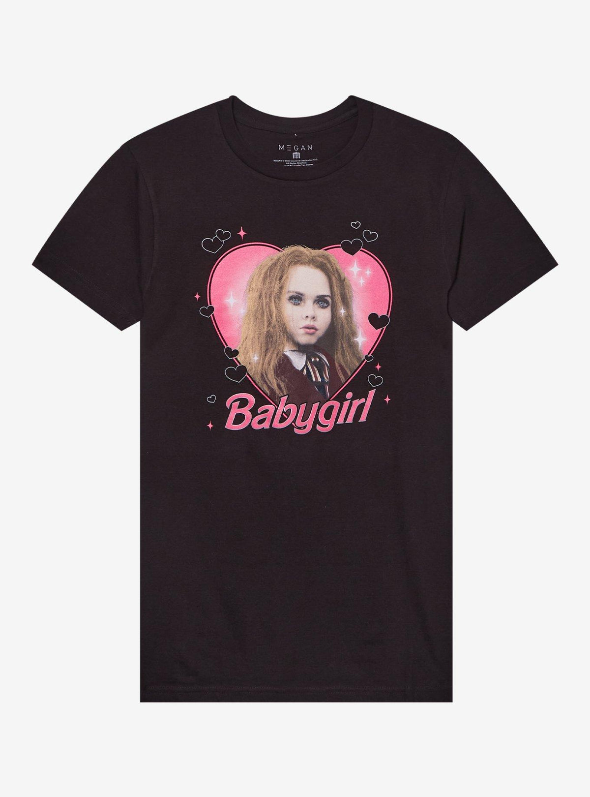 M3GAN Babygirl Heart Portrait Girls T-Shirt | Premium Unisex T-Shirt, Trending Graphic Tee