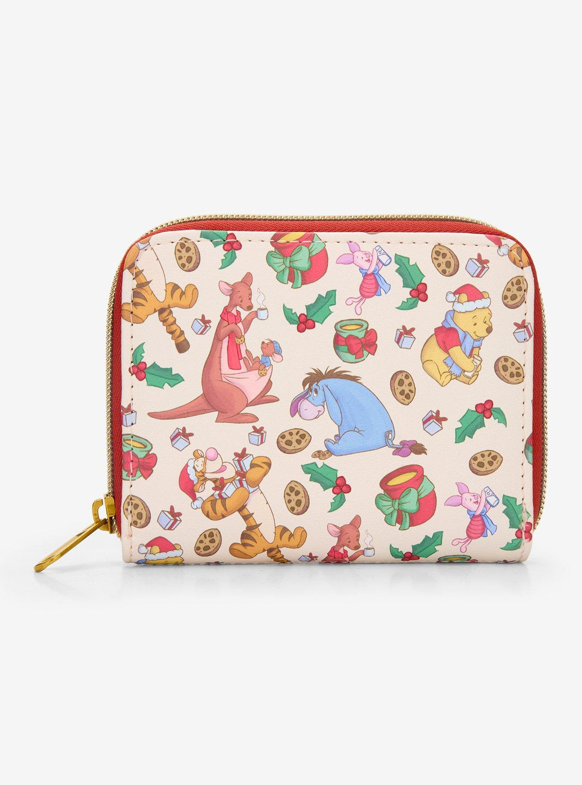 Loungefly Disney Winnie The Pooh Milk Cookies Holiday Mini Zipper Wallet T-Shirt | Premium Graphic | Top Pick For Gifting