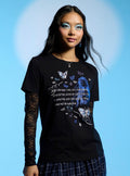 Corpse Bride Emily Vows Lace Girls Twofer T-Shirt