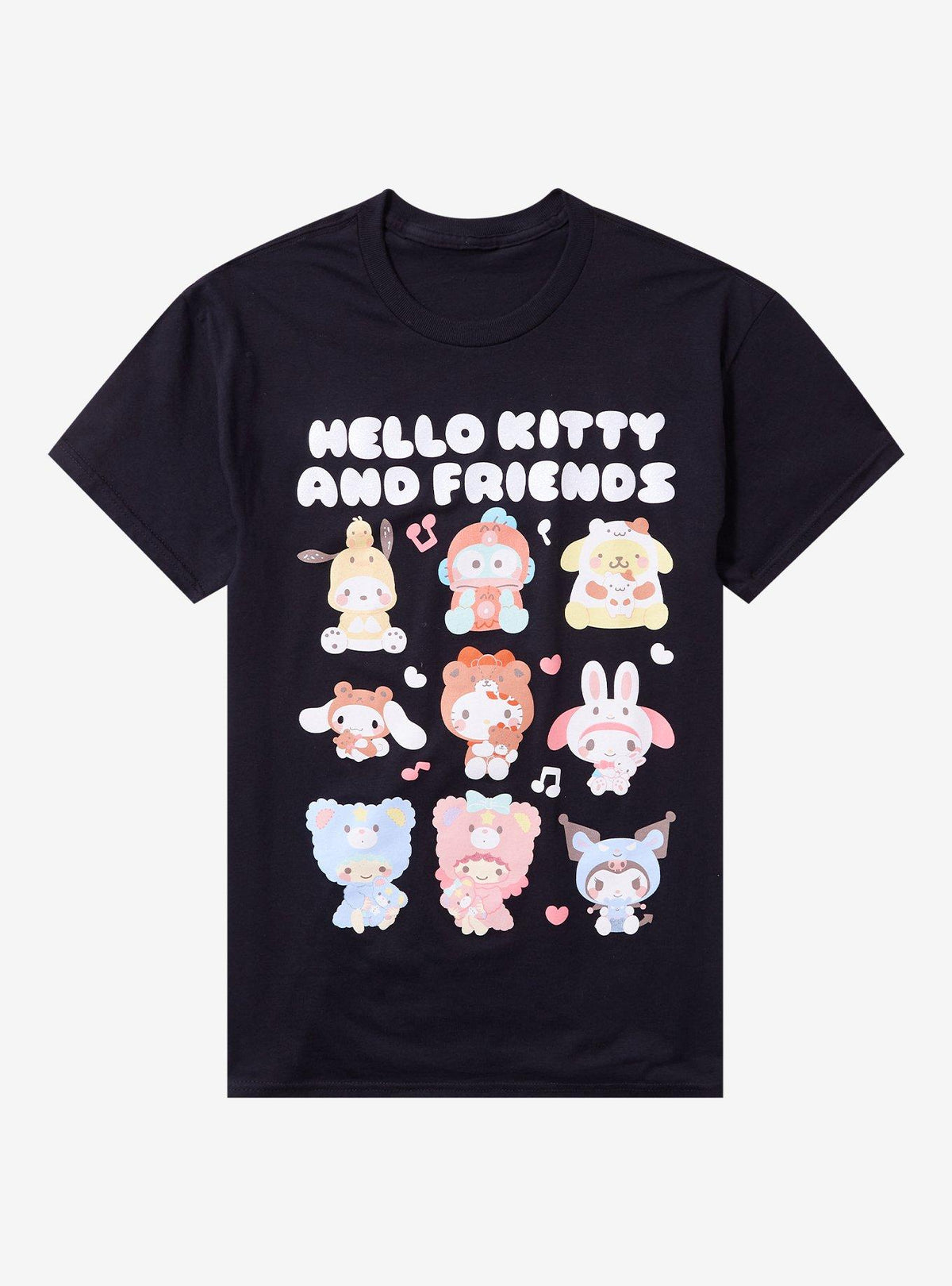 Hello Kitty And Friends Costume Glitter Girls T-Shirt | Premium Unisex T-Shirt, Trending Graphic Tee