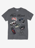 Music Festival Essentials Guide Girls T-Shirt | Premium Unisex T-Shirt, Trending Graphic Tee