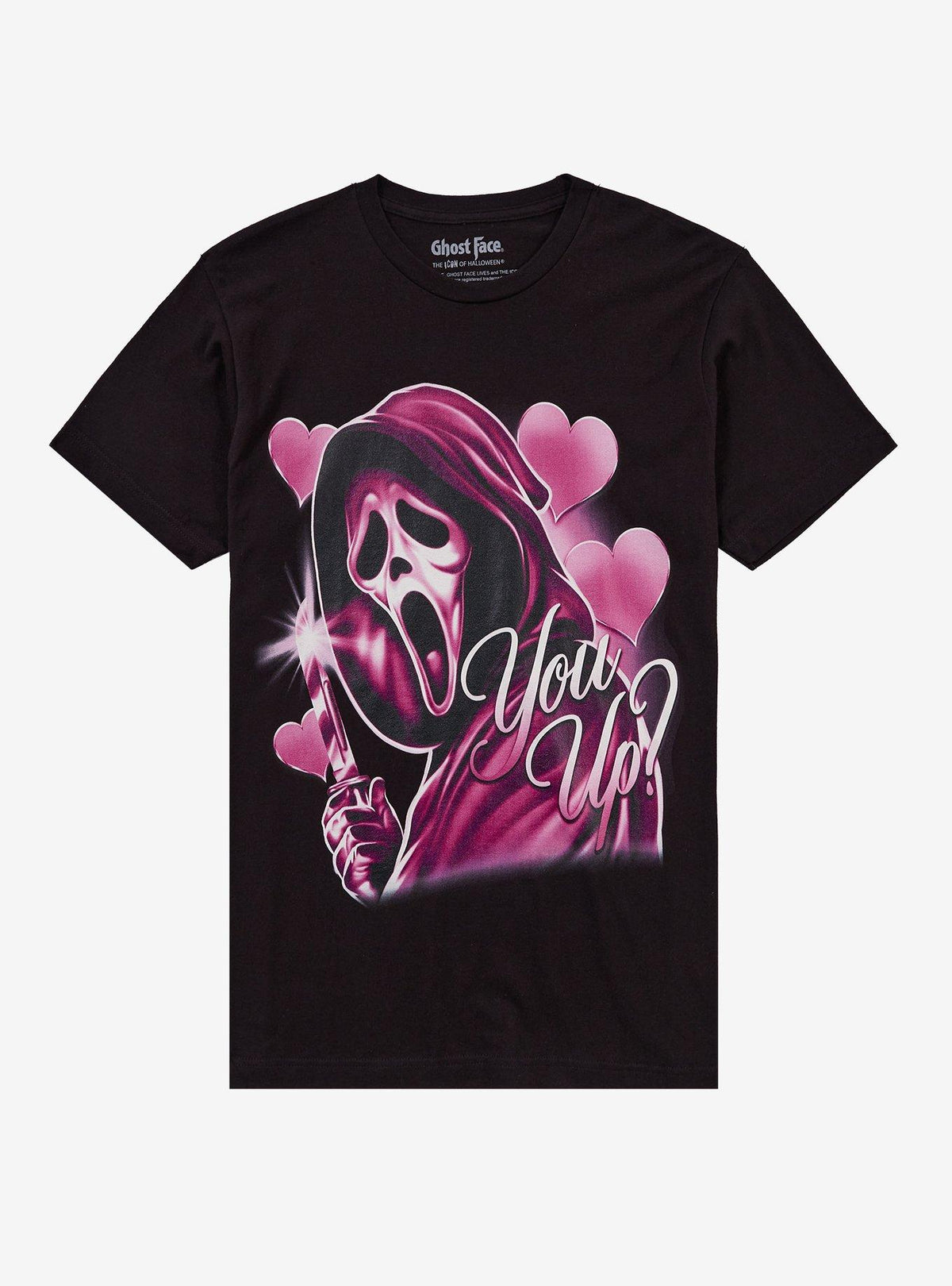 Ghost Face You Up Hearts Girls T Shirt