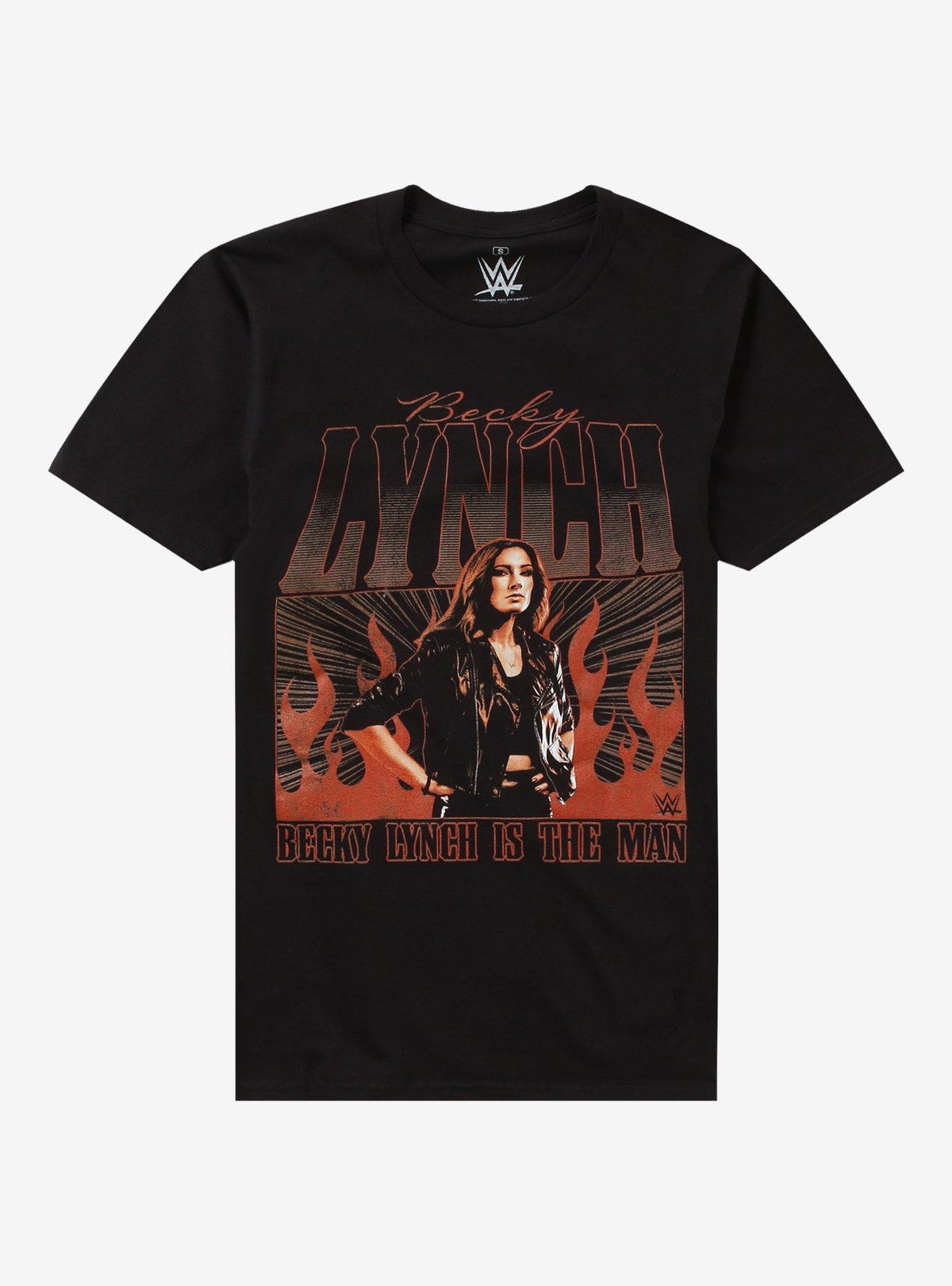 WWE Becky Lynch Flames Girls T-Shirt | Premium Unisex T-Shirt, Trending Graphic Tee