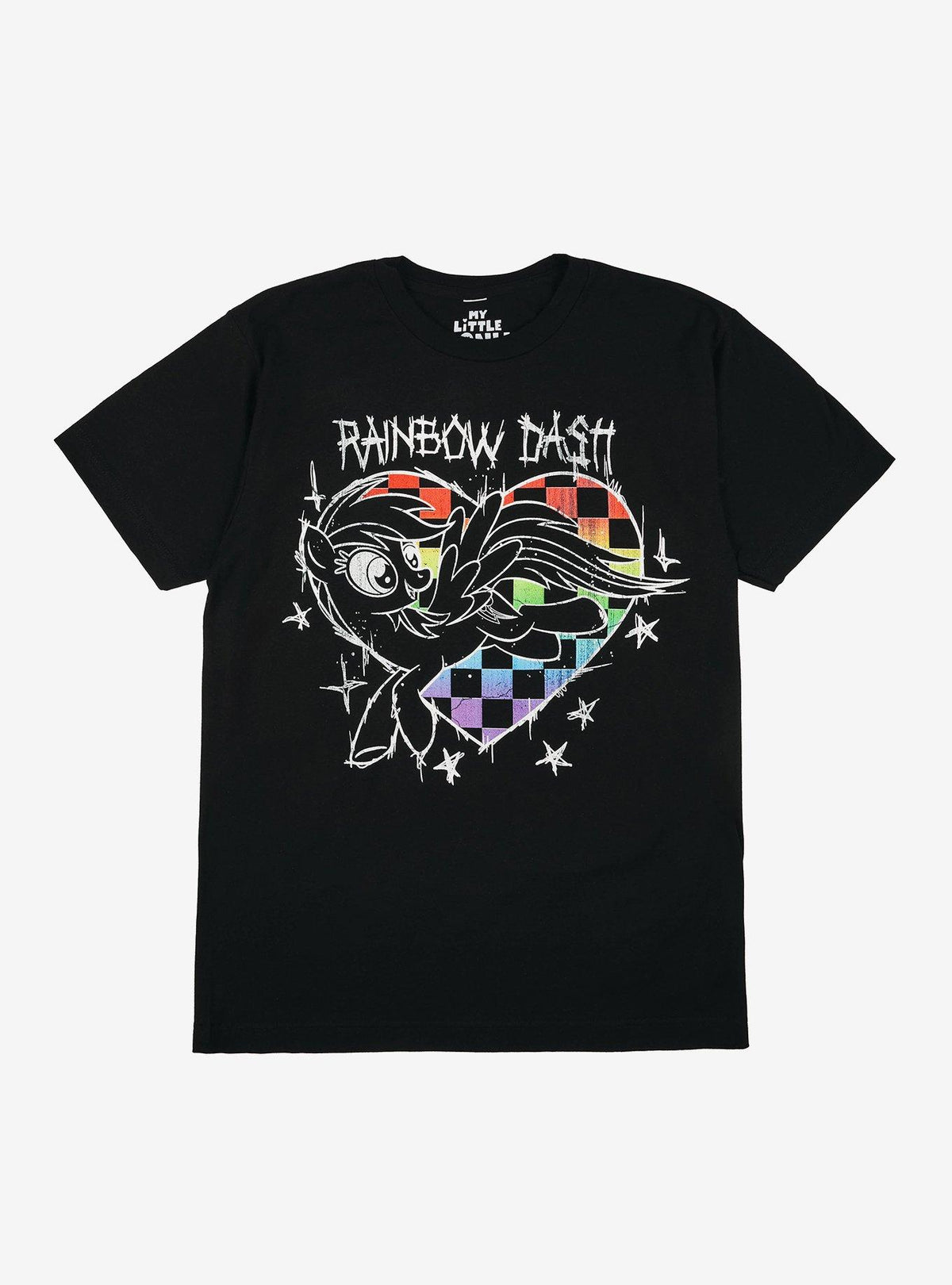 My Little Pony Friendship Is Magic Rainbow Dash Heart Girls TShirt Graphic Tee | Graphic Tee | Unisex Shirt | Top Trending Fashion