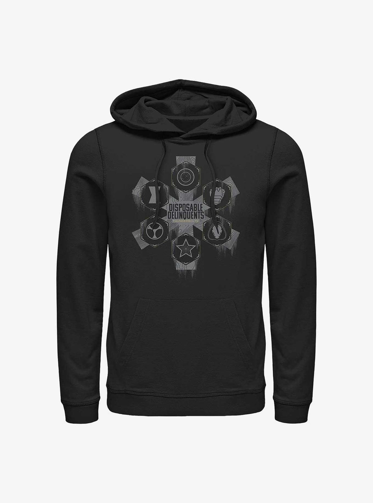 Thunderbolts Disposable Delinquents Logos Hoodie