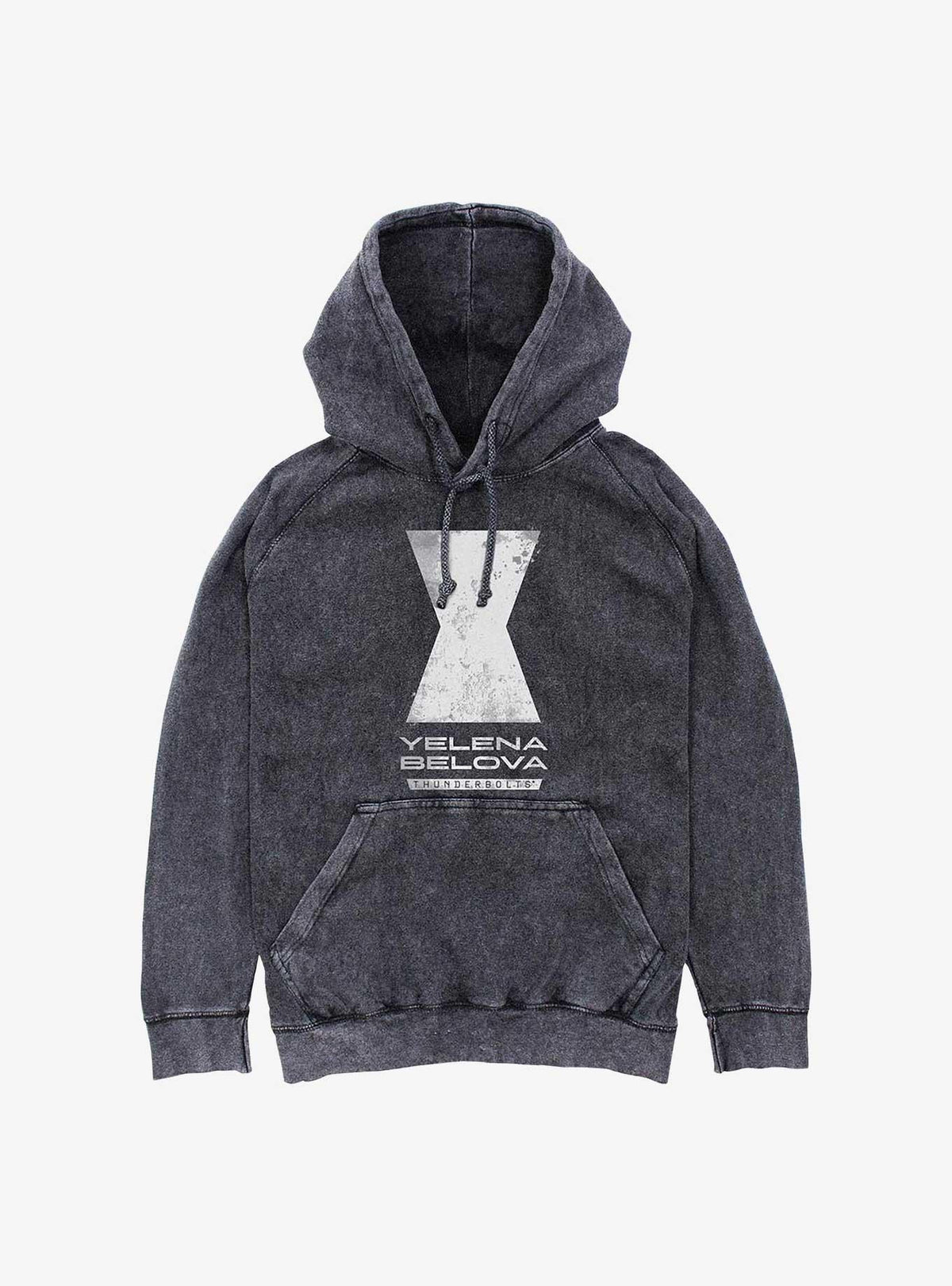 Marvel Thunderbolts* Yelena Belova Logo Mineral Wash Hoodie