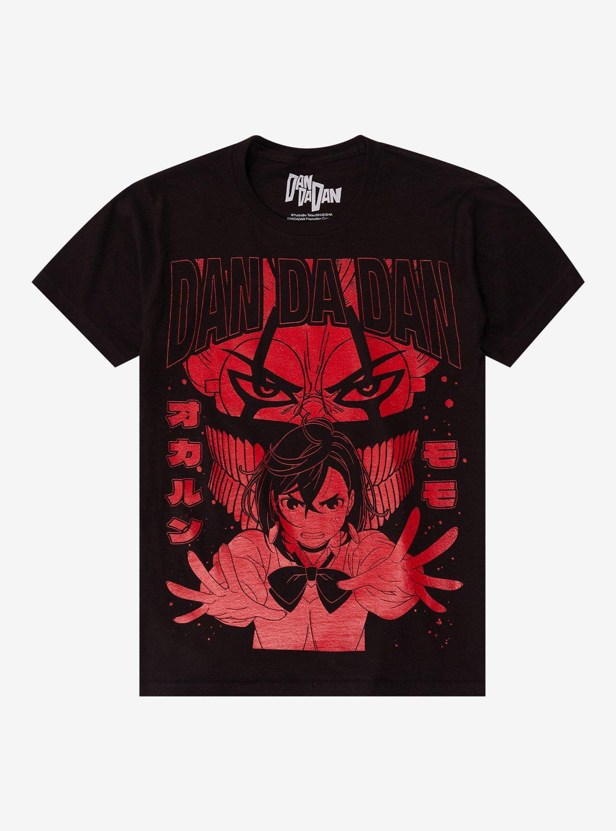 Dandadan Okarun Momo Red Portrait TShirt Graphic Tee | Graphic Tee | Unisex Shirt | Premium Quality Apparel