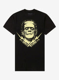 Rock Rebel Universal Monsters Frankenstein GlowInTheDark TShirt Graphic Tee | Graphic Tee | Unisex Shirt | Top Trending Fashion