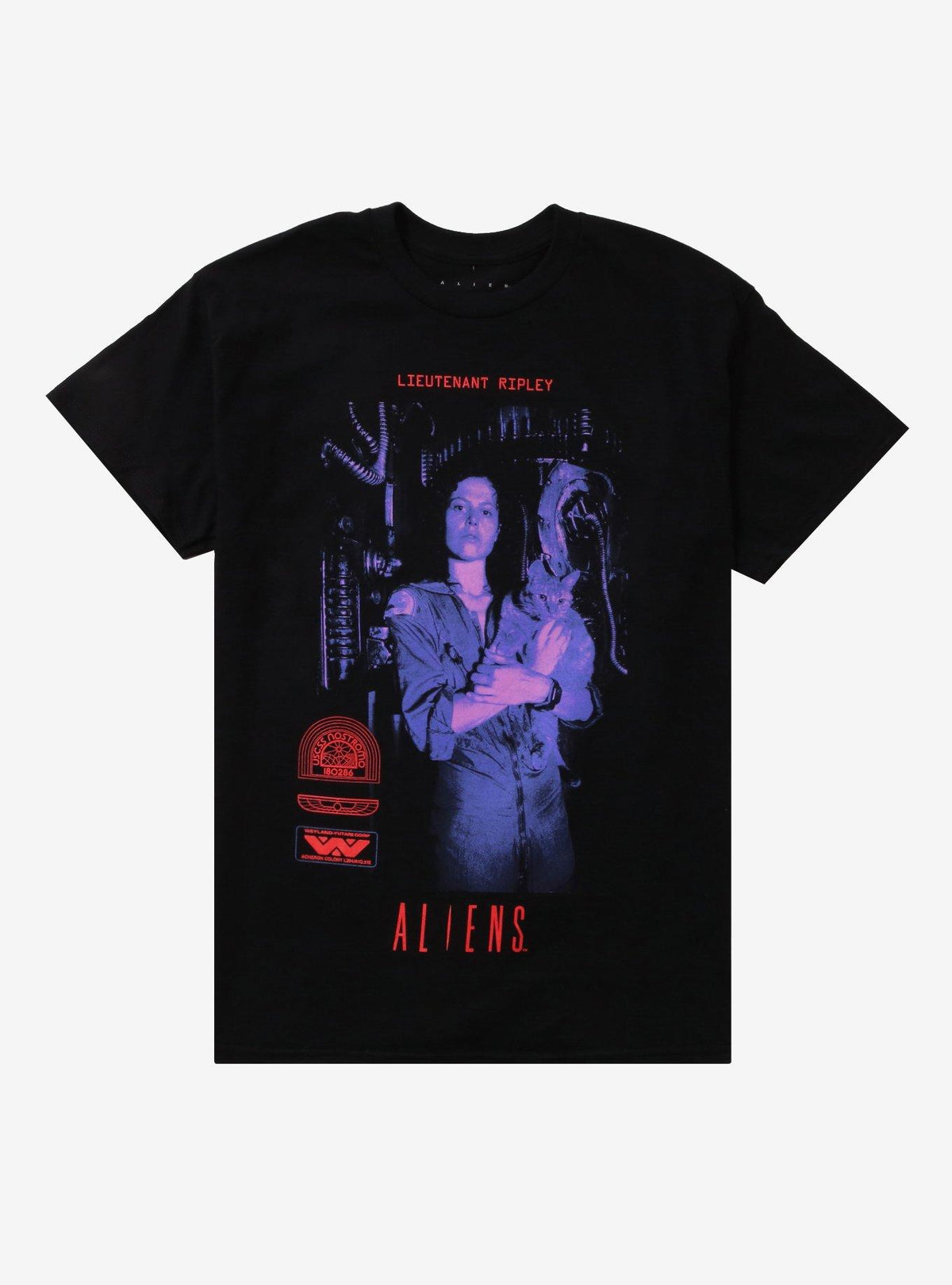 Aliens Lieutenant Ripley Portrait T Shirt