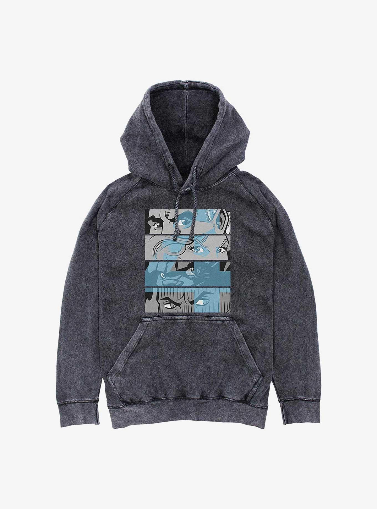 Marvel Fantastic Four Fantastic Blue Eyes Mineral Wash Hoodie