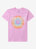 Pink Floyd Dark Side Of Moon Pastel Pink T Shirt