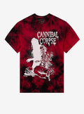 Cannibal Corpse Zombie Red Tie Dye T Shirt