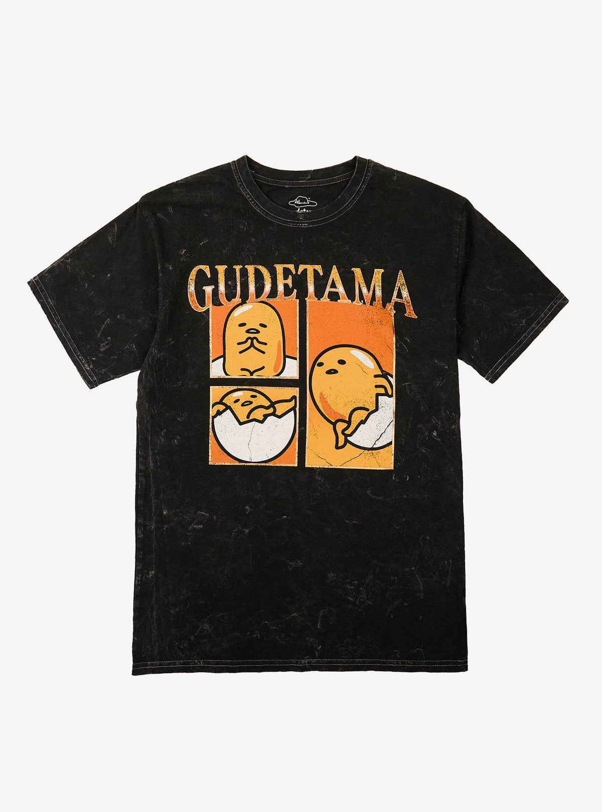 Gudetama Panel Collage Dark Wash T Shirt