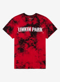 Linkin Park Red Black Cloud Wash T Shirt