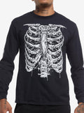 Skeleton Rib Cage Long Sleeve T Shirt By Vertebrae33