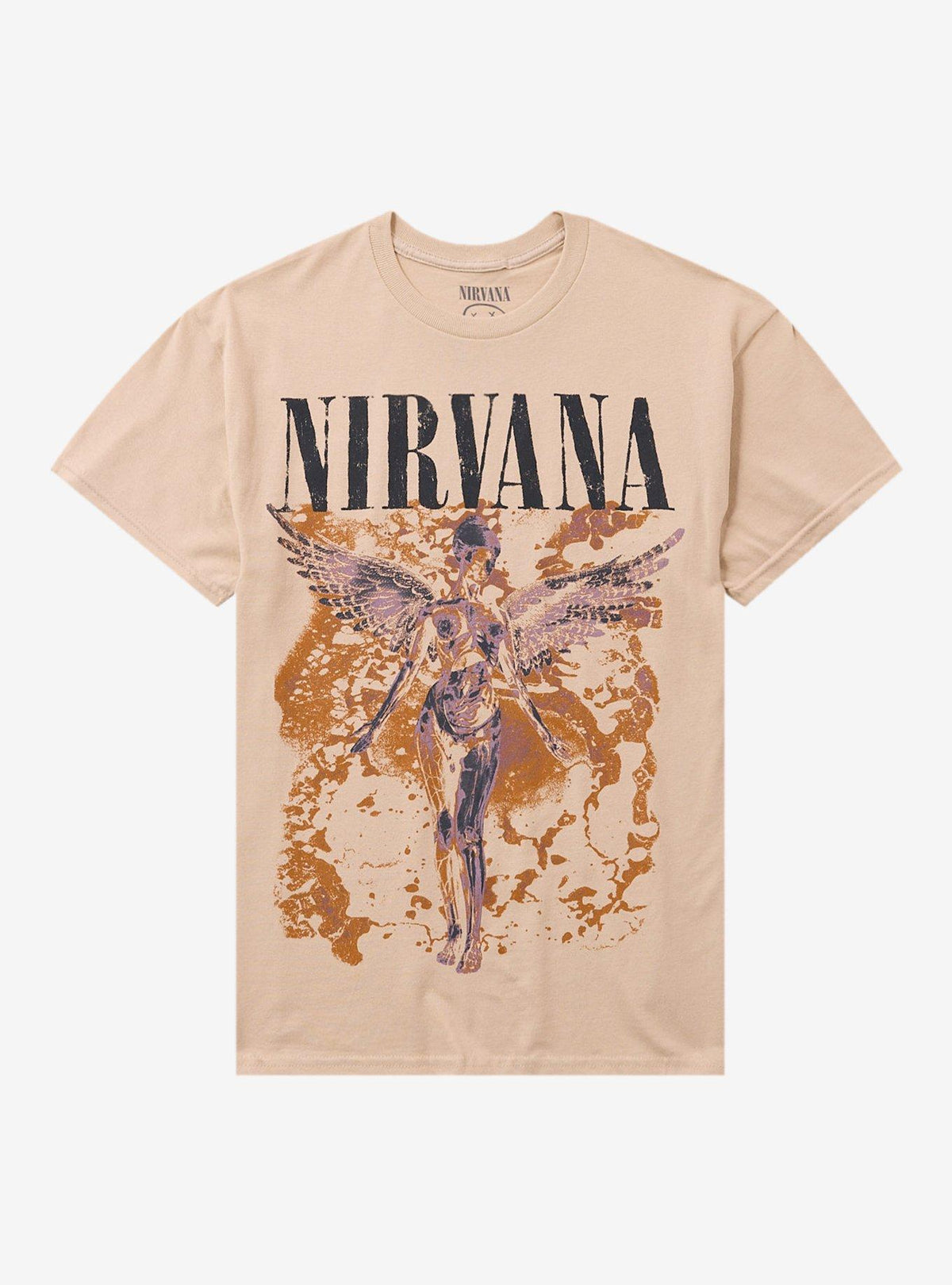 Nirvana In Utero Cream TShirt Graphic Tee | Graphic Tee | Unisex Shirt | Best-Selling Design