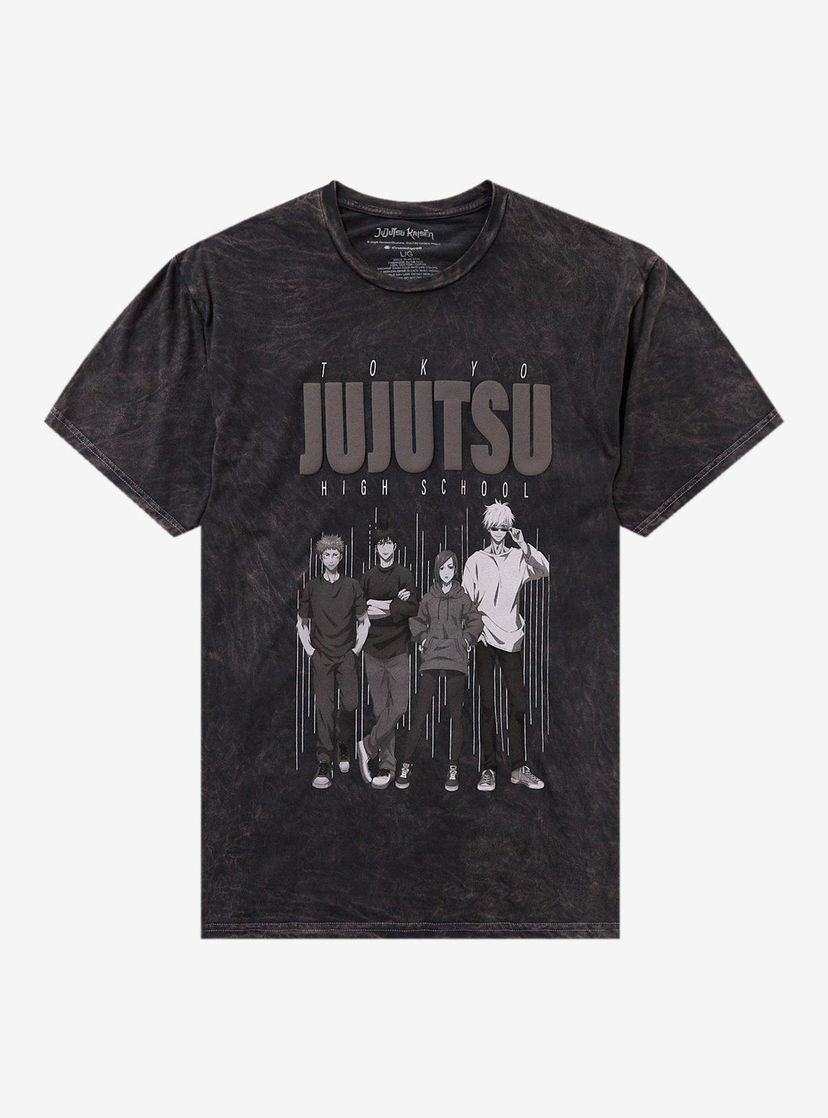 Jujutsu Kaisen First Years Puff Print Dark Wash TShirt Graphic Tee | Graphic Tee | Unisex Shirt | Top Trending Fashion