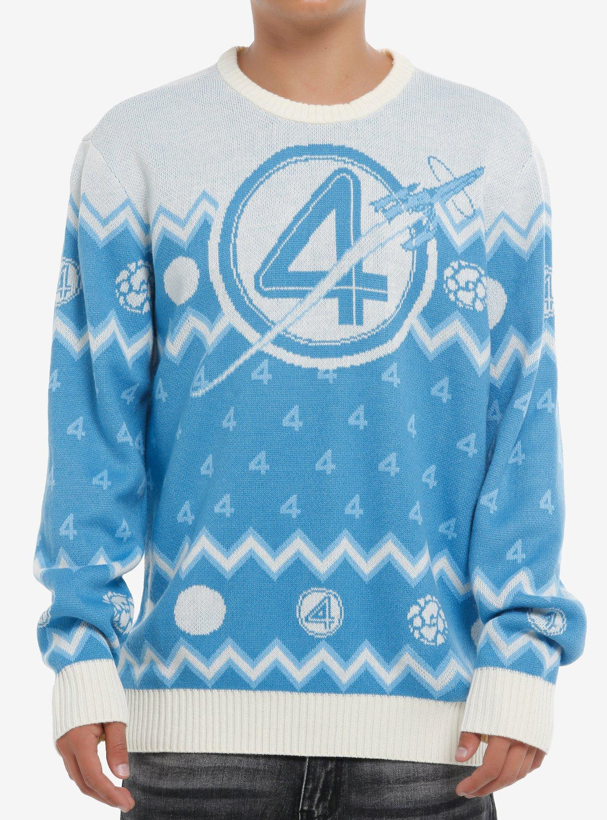 Marvel The Fantastic Four First Steps Holiday Knit Sweater | Premium Unisex T-Shirt, Trending Graphic Tee