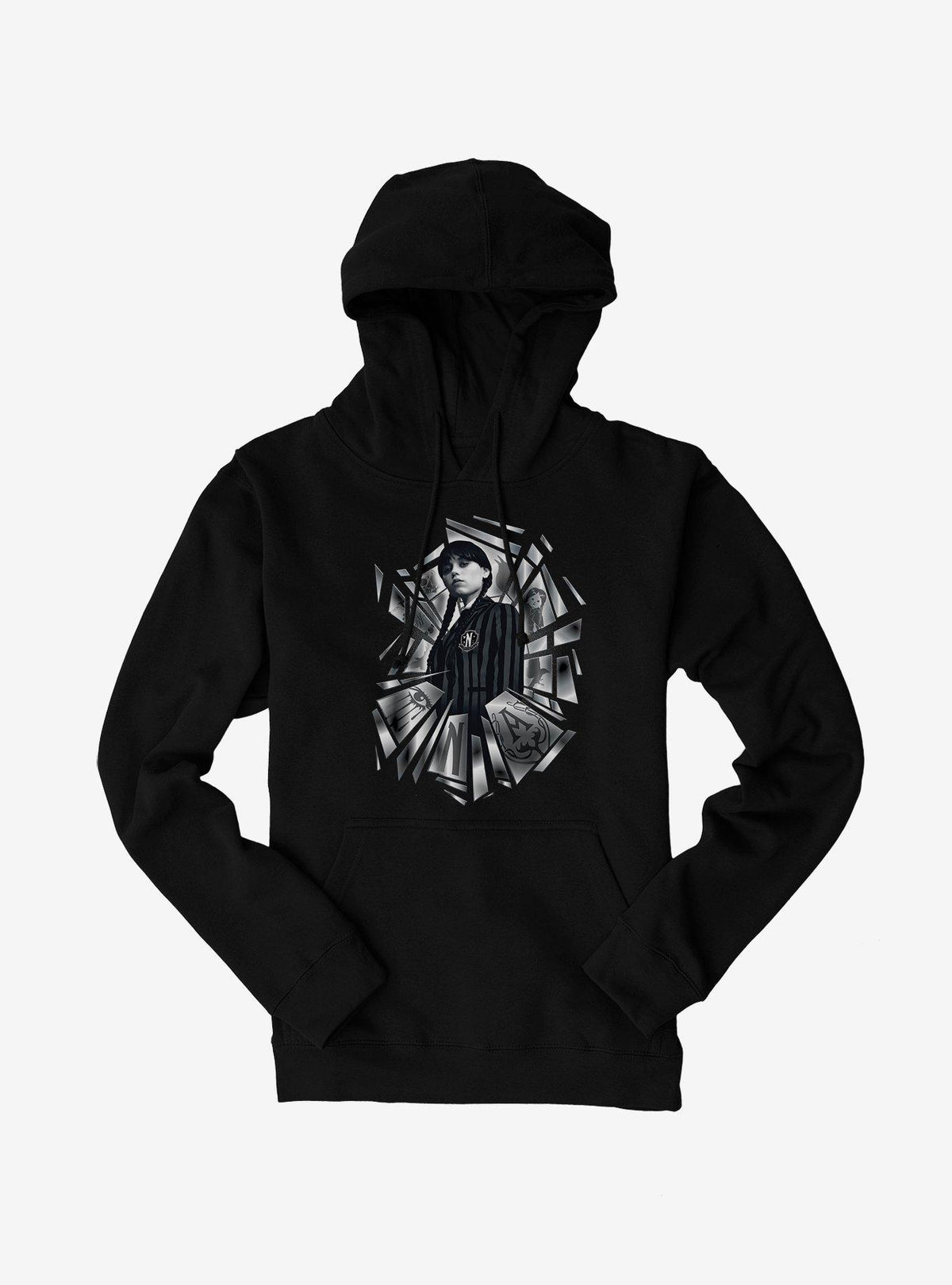 Wednesday Shatter Collage Hoodie