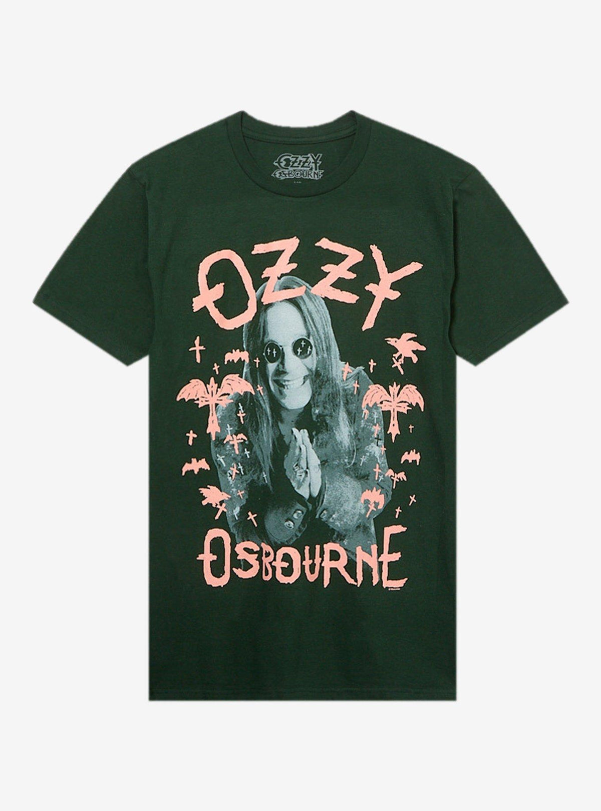 Ozzy Osbourne Pink Bats Portrait TShirt Graphic Tee | Graphic Tee | Unisex Shirt | Best-Selling Design