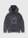 Wednesday In A Frame Mineral Wash Hoodie Hot Topic Exclusive