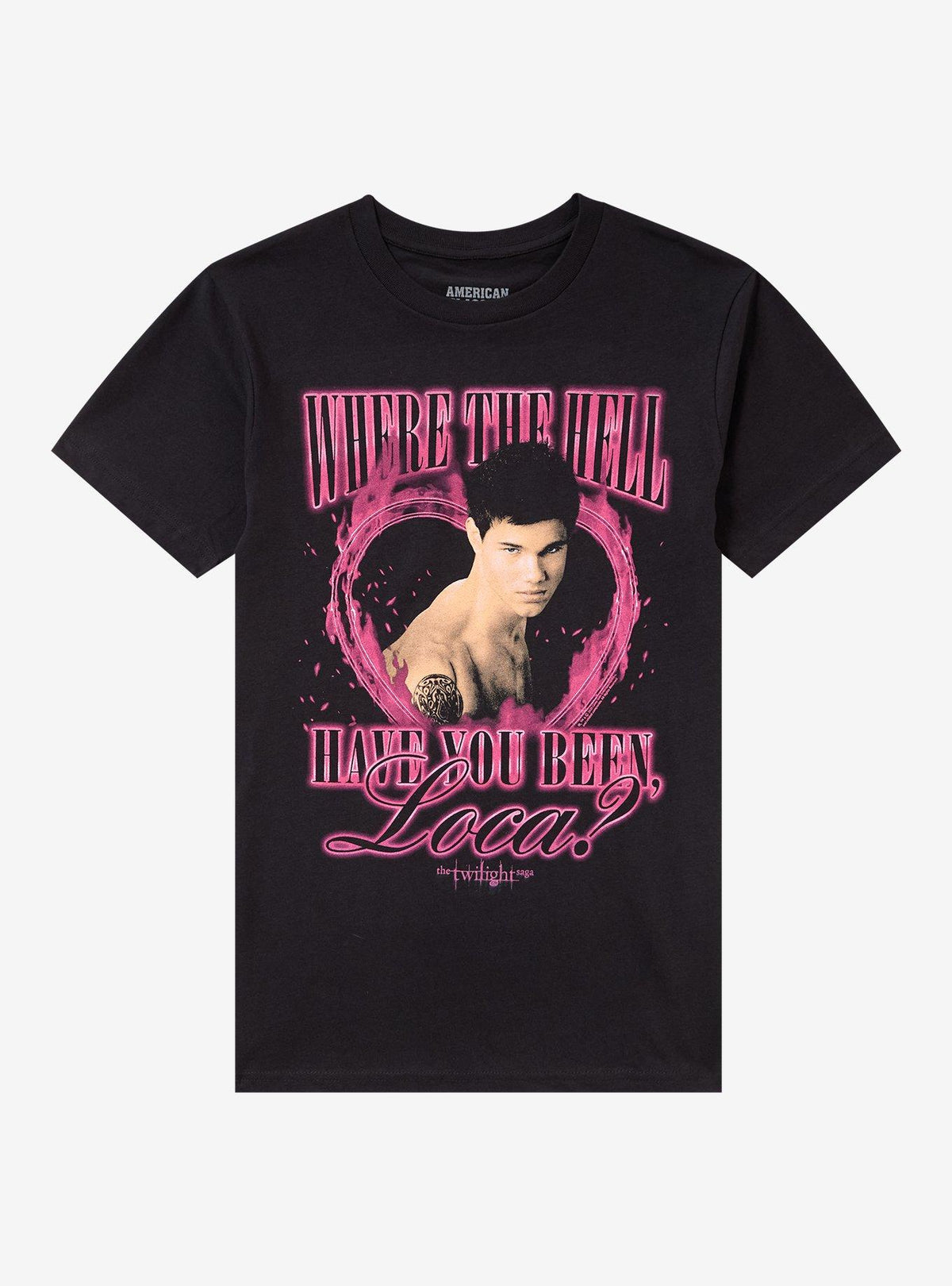 The Twilight Saga Jacob Loca Bold Heart TShirt Graphic Tee | Graphic Tee | Unisex Shirt | Top Trending Fashion