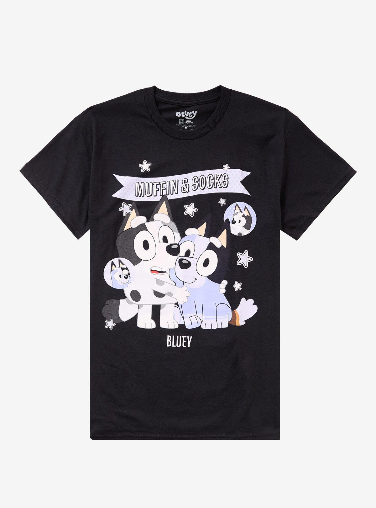 Bluey Muffin Socks Star T Shirt