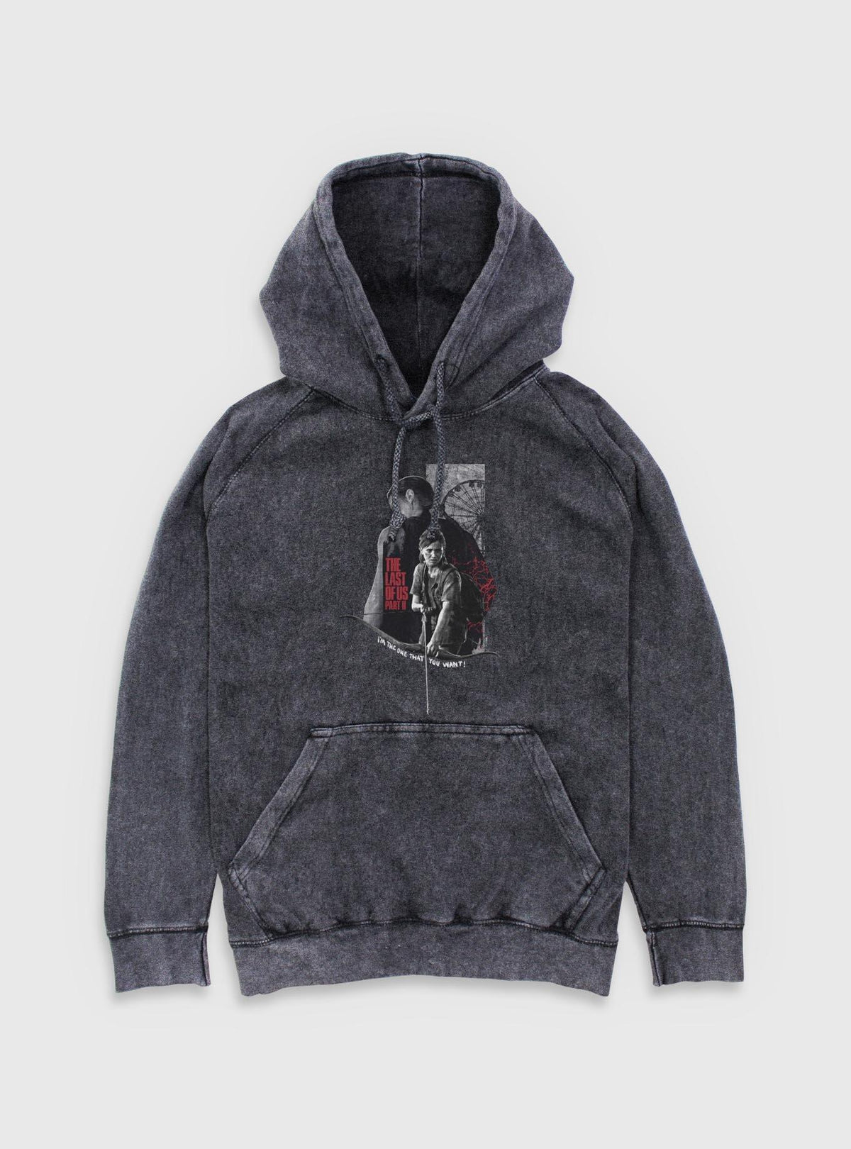 The Last Of Us Part II Abby And Ellie Mineral Wash Hoodie