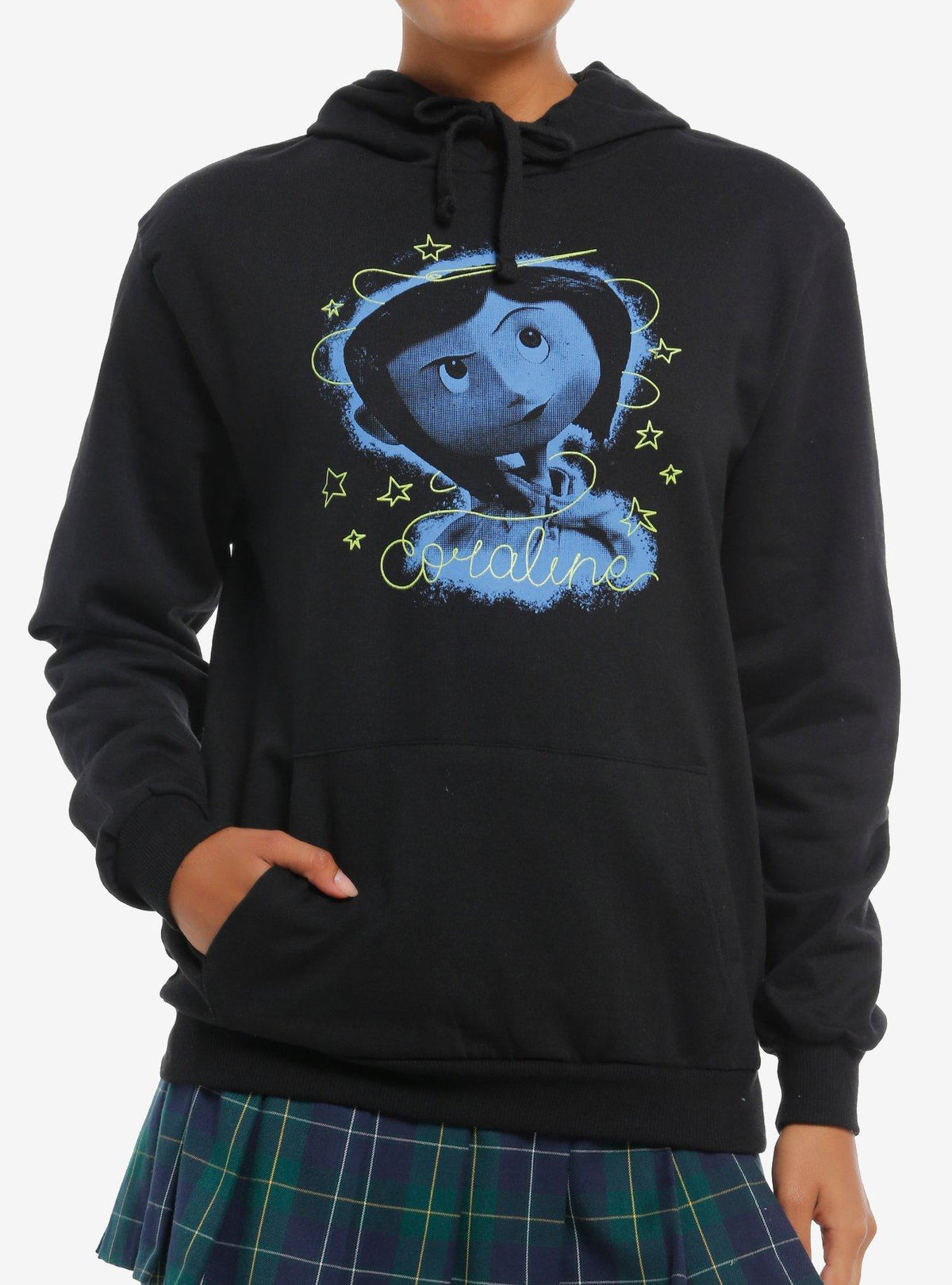 Coraline Portrait Stars Hoodie