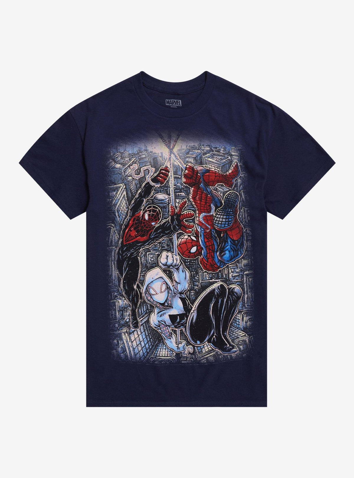 Marvel SpiderMan Trio TShirt By Kevin Eastman Graphic Tee | Graphic Tee | Unisex Shirt | High-Quality Print