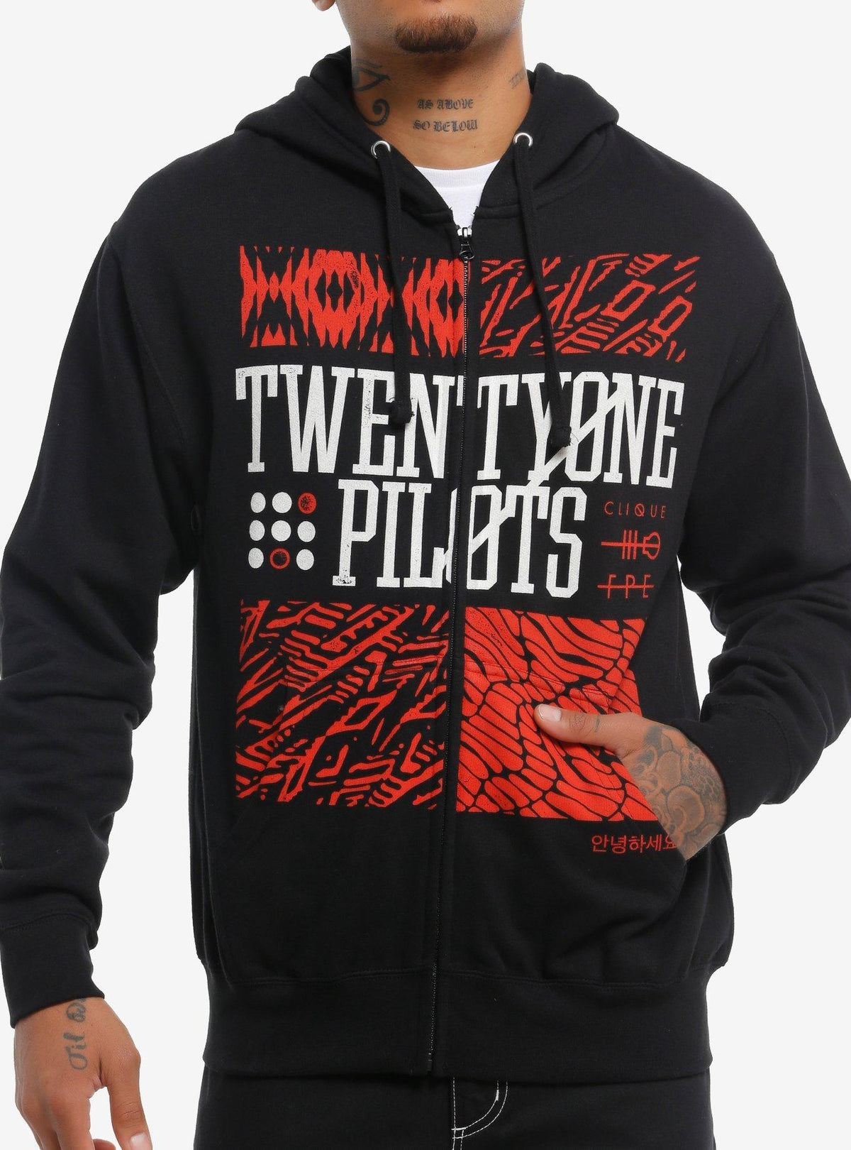 Twenty One Pilots Blurryface Symbols Hoodie